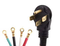 6' 50-Amp. 4-Prong Range Cord
