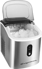 26-lb Retro Countertop Ice Maker with Self-Clean – Stainless Steel