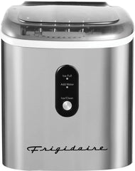 26-lb Retro Countertop Ice Maker with Self-Clean – Stainless Steel