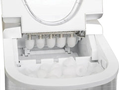 26-lb Compact Countertop Ice Maker – Stainless Steel