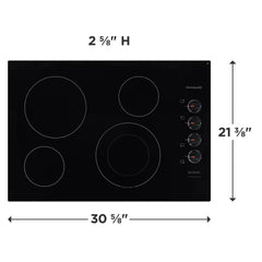 30" Electric Cooktop
