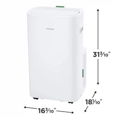3-in-1 Connected Portable Room Air Conditioner with Supplemental Heat 14,000 BTU (ASHRAE) / 10,000 BTU (DOE)