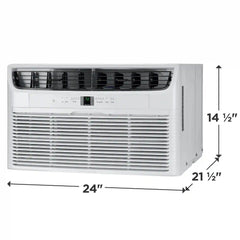 8,000 BTU Wall Room Air Conditioner with Supplemental Heat