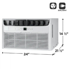 10,000 BTU Wall Room Air Conditioner with Supplemental Heat