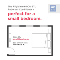 6,000 BTU Window Room Air Conditioner