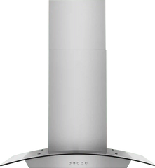 30" Glass Canopy Hood