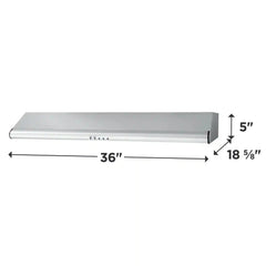 36" Overhead Range Hood