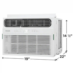 8,000 BTU Window Room Air Conditioner with Supplemental Heat
