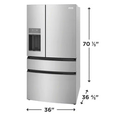 26 Cu. Ft. Standard-Depth 4-Door French Door Refrigerator
