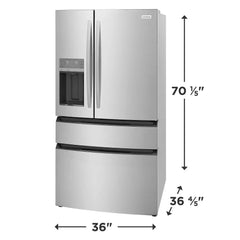 26 Cu. Ft. Standard-Depth 4-Door French Door Refrigerator