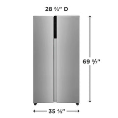 21 Cu. Ft. 36" Counter-Depth Side-by-Side Refrigerator