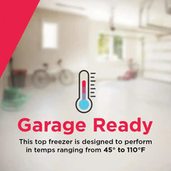 18 Cu. Ft. Garage Ready Top Freezer Refrigerator