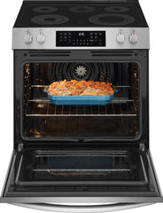 30" Front Control Electric Range with Total Convection