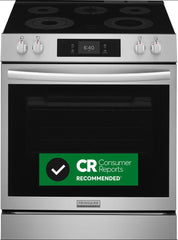30" Front Control Electric Range with Stone-Baked Pizza