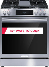 30” Gas Range with 15+ Ways to Cook, Includes Free Air Fry Tray