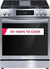 30” Gas Range with 15+ Ways to Cook, Includes Free Air Fry Tray