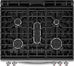 30" Front Control Gas Range with Stone-Baked Pizza