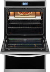 30" Double Electric Wall Oven with Stone-Baked Pizza