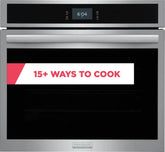 30" Single Electric Wall Oven with 15+ Ways To Cook, Includes Free Air Fry Tray