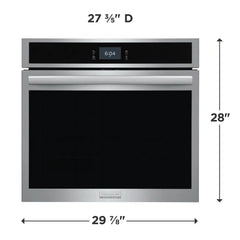 30" Single Electric Wall Oven with Stone-Baked Pizza