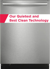 24" Stainless Steel Tub Dishwasher with CleanBoost™ and Adaptive Quick Wash
