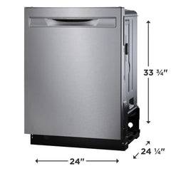 24" Stainless Steel Tub Dishwasher with CleanBoost™