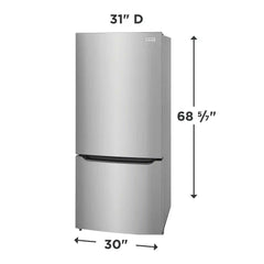 20 Cu. Ft. Standard-Depth Bottom Freezer Refrigerator