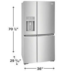 22 Cu. Ft. Counter-Depth 4-Door Refrigerator with Free Additional Filter Kit