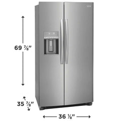 26 Cu. Ft. 36" Standard-Depth Side-by-Side Refrigerator