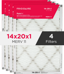 PureAir® 14" x 20" x 1" MERV 11 Premium Allergen Air Filter - 4 Pack