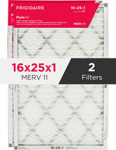 PureAir® 16" x 25" x 1" MERV 11 Premium Allergen Air Filter - 2 Pack