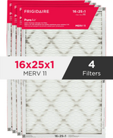 PureAir® 16" x 25" x 1" MERV 11 Premium Allergen Air Filter - 4 Pack