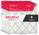 PureAir® 20" x 20" x 1" MERV 11 Premium Allergen Air Filter - 6 Pack