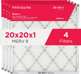 PureAir® 20" x 20" x 1" MERV 8 Allergen Air Filter - 4 Pack