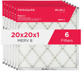 PureAir® 20" x 20" x 1" MERV 8 Allergen Air Filter - 6 Pack