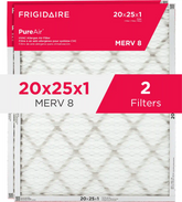 PureAir® 20" x 25" x 1" MERV Allergen 8 Air Filter - 2 Pack