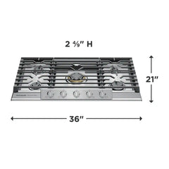 36" Gas Cooktop with PowerPlus