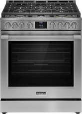 30” Gas Range with No Preheat + Air Fry, Includes Air Fry Tray