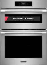 30" Electric Wall Oven and Microwave Combination with No Preheat + Air Fry