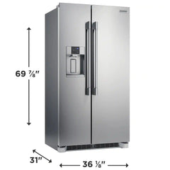 22 Cu. Ft. 36" Counter-Depth Side-by-Side Refrigerator