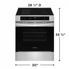 30" Front Control Induction Range with Air Fry, Includes Free Air Fry Tray