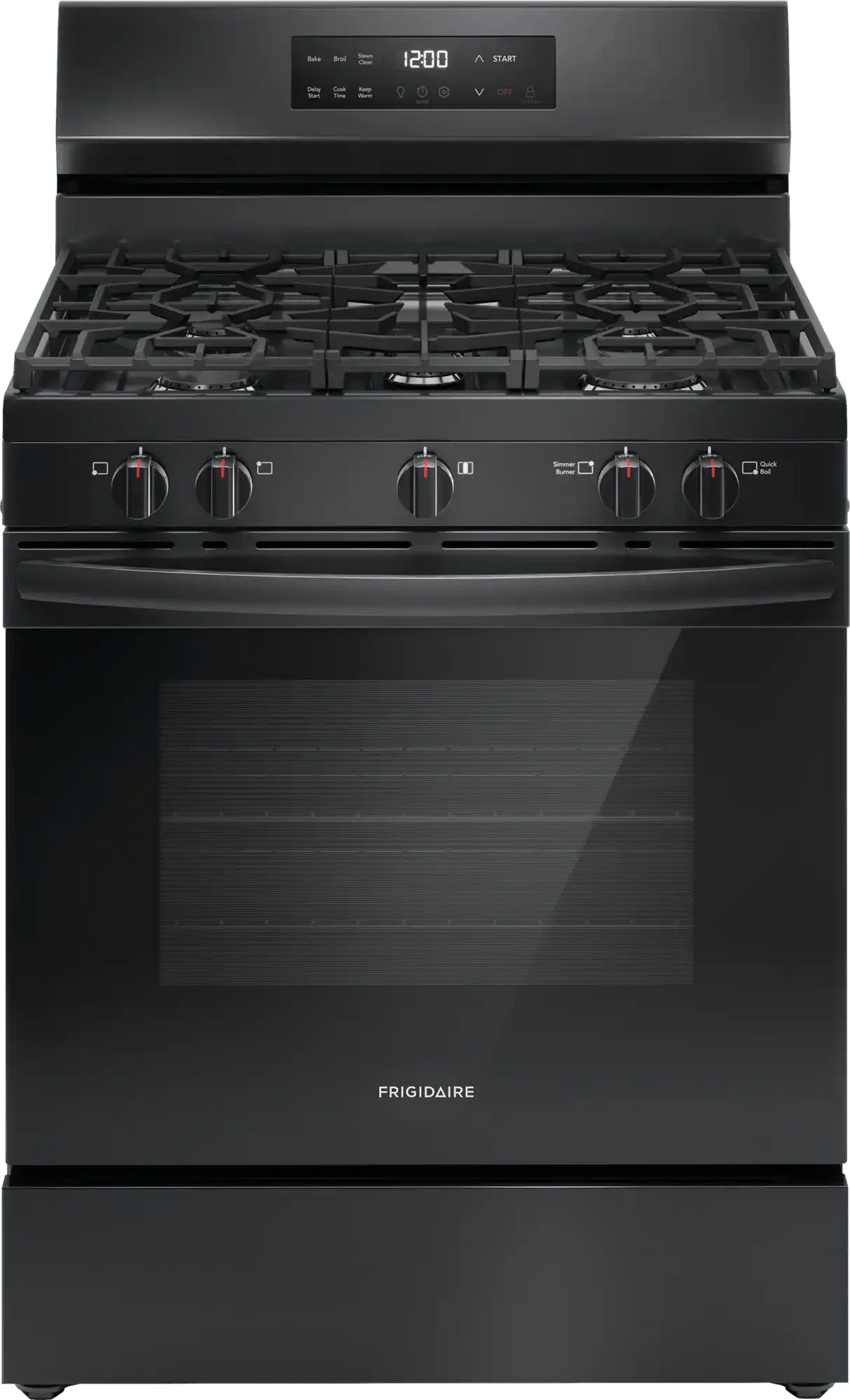 30" Gas Range with Steam Clean