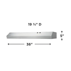 Undercabinet 36" Ventilation Hood