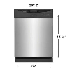 4-pc. Stainless Package with Top Freezer Refrigerator & Electric Range