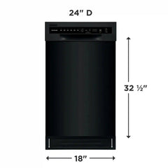 18" Stainless Steel Tub Dishwasher
