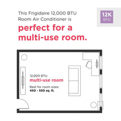 12,000 BTU Window Room Air Conditioner