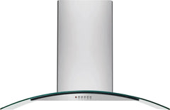 36" Glass Canopy Wall-Mount Hood