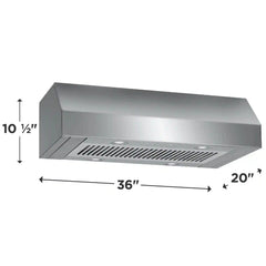 36" Under Cabinet Range Hood