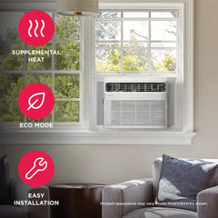 23,200 BTU Window Room Air Conditioner with Supplemental Heat
