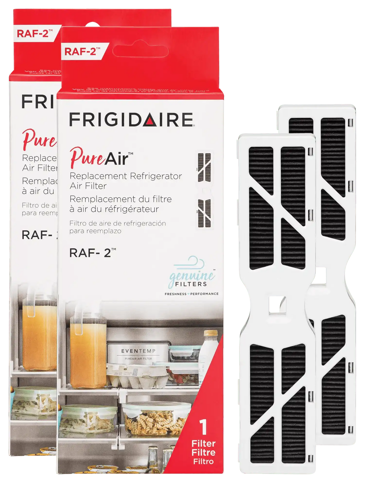 PureAir® Replacement Refrigerator Air Filter RAF-2™ - Set of 2